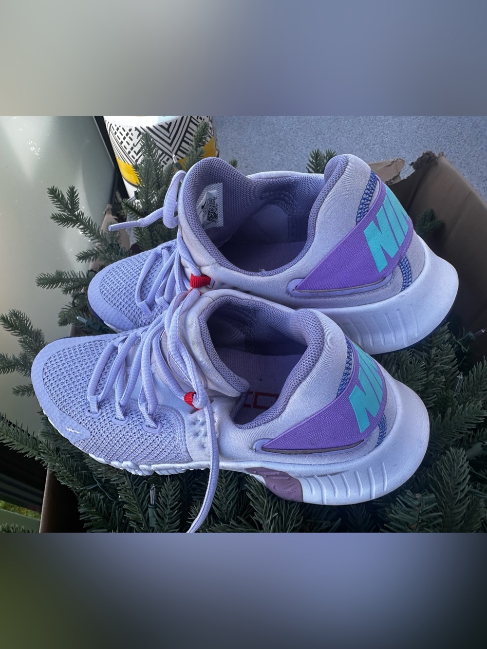 Nike shoes Light Purple Women's Running Sneakers - Comfortable Lace-Up Trainer